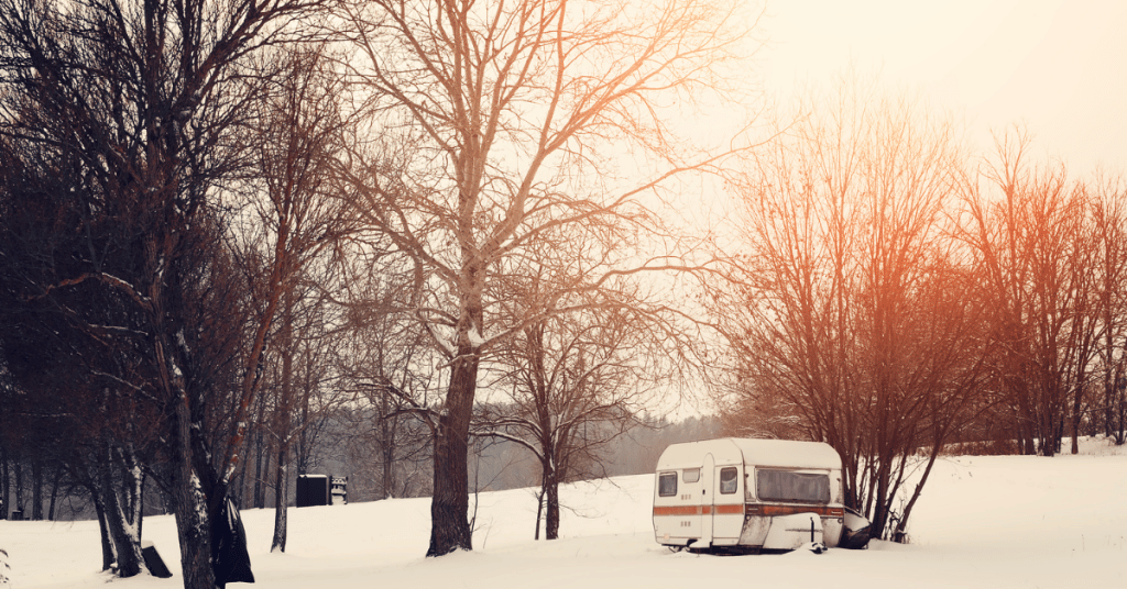 winter caravan