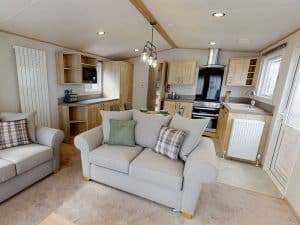 High Spec single unit static caravan for sale in Northumberland