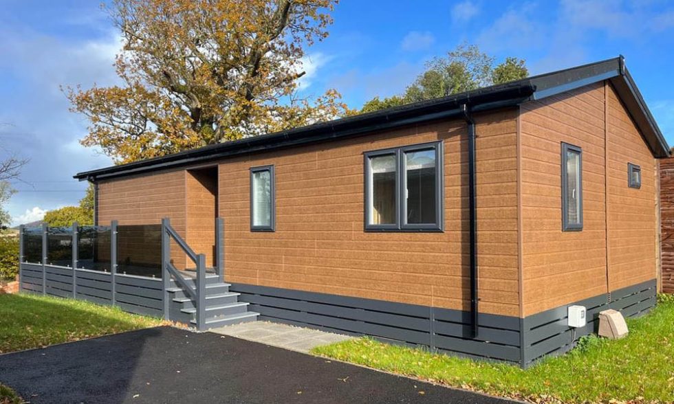 static caravan for sale sited