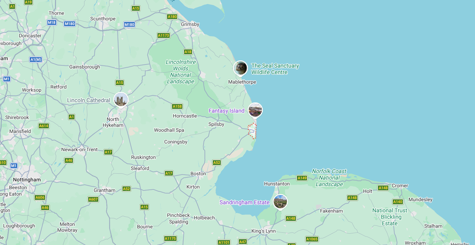 skegness map
